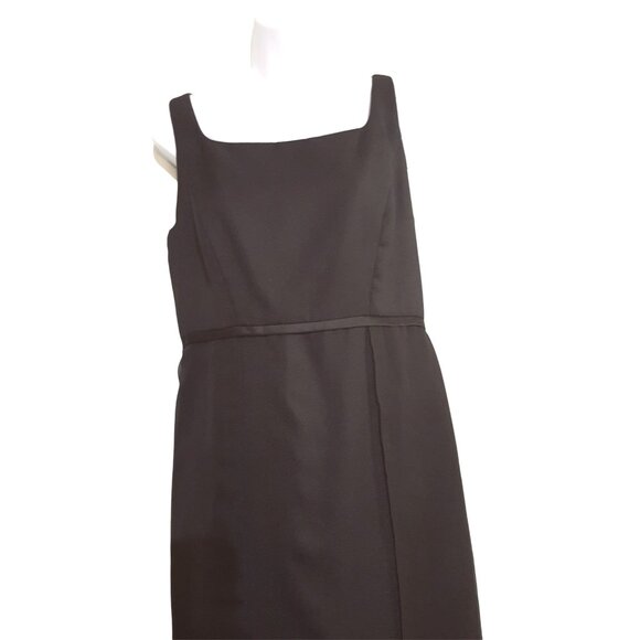 After Six Vintage Womens Dress Maxi Sleeveless Black Evening Formal Medium - Picture 4 of 9